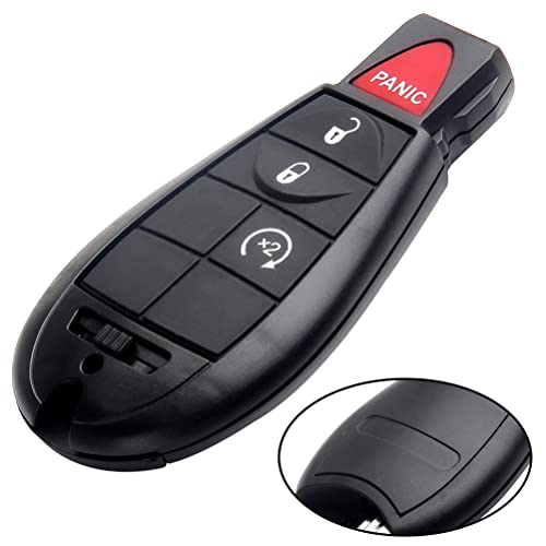 SCITOO Remotes Key Fob * 1 PCS Replacement for Dodge Challenger Charger Durango Grand Caravan Journey Ram 1500 for Jeep Grand Cherokee 2008-2015 05026196AD 05026347AD 56046639AA 56046639AB 56046639AC