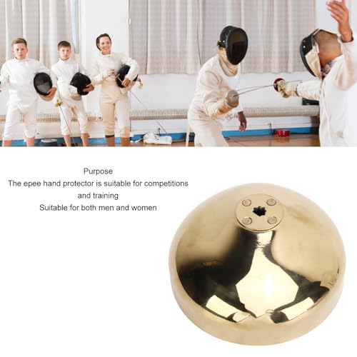 Cazoleta dorada para espada: protector de mano estándar de esgrima, 13 cm 6