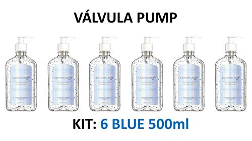 Álcool em Gel Giovanna Baby Versão Blue 500ml - Kit com 6 Frascos