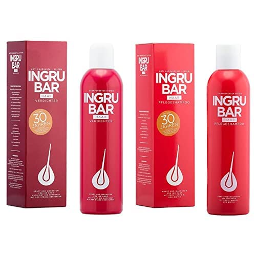 Ingrubar Anti-Haarausfall Haarpflege Set: Shampoo + Haarverdichter Cover