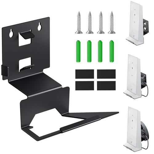 Generic Router Wall Mount for Starlink, AstroniSync Stylish Pole Mount for Starlink, Stable Mount Alloys and Rustproof Coating, Eliminates Tangled Cables for Starlink Internet Kit Satellite