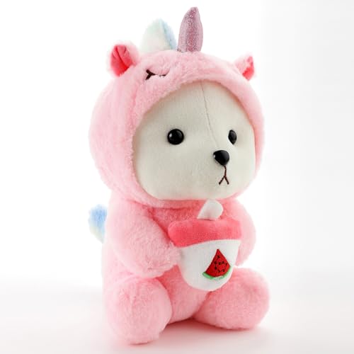 Image of Pink Puppy Ultra-Soft Plush Toy for Kids | Soft Stuffed Animal Doll with Premium Fabric | Cute Hug-Friendly Plush Toy for Babies, Toddlers, Girls & Boys | Safe, Lightweight (40 CM)