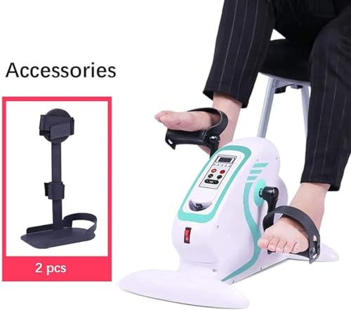 Elektrische pedaaltrainer Ondersteunde fiets Elektrische revalidatiefiets Pedaaltrainer Mini Fietsen met beschermende uitrusting Fitness hometrainer voor handarm Been Knie - Afbeelding 3