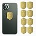 WiFi/WLAN günstig Kaufen-WETBEN EMF Anti-Strahlenschutz-Aufkleber, 24 Karat Gold, Handy-Aufkleber, Schutzblocker für Laptops, Tablets, Blöcke, 5G, WLAN, Bluetooth-Schutz, Neutralisator (Gold, 8 Stück)