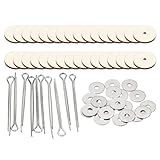 Spécification: Matériau: Bois, Métal; Couleur: Couleur Bois, Ton Argenté; Diamètre Extérieur Du Plateau En Fibre: 20mm/0.79inch; Hauteur Du Plateau En Fibre: 2mm/0.08inch; Liste Des Articles: 16 Ensembles x Articulations De Poupée (1 Ensemble Comprend 2 Pcs x Plateau En Fibre, 2 Pcs x Anneau Métallique, 1 Pcs x Goupille Divisée)