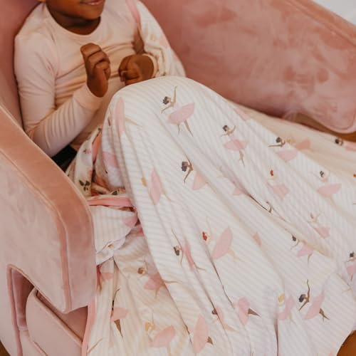 Image of Copper Pearl Jumbo 3-Layer Baby Blanket: Soft Baby Quilts for Boys and Girls | Breathable, Cozy, Toddler Blanket | Baby Quilt for Newborns | 46x46 Premium Polyester /Rayon | Katerina