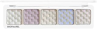 SHOPAAREL Sparkle 5 Color Eyeshadow Palette | Highly Pigmented Shimmer &amp; Glitter Shades | Long Lasting, Blendable Eye Make...