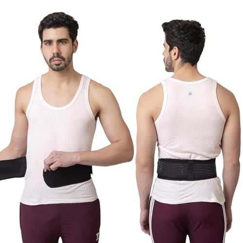 Image of ZEDAN Adjustable Sacroiliac Hip Waist Compression Belt for Men & Women | SI Joint, Pelvis & Lower Back Support Brace | Anti-Slip Hip Support Belt