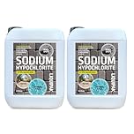 Liquipak Sodium Hypochlorite 10 Litres Patio Cleaner (2x5L) | Extra Strong 14-15% Concentration | Swimming Pool Liquid Chlorine & Black Spot Remover | Bleach Solution