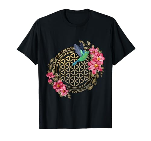 Colibris Géométrie sacrée Fleur de Vie Colibri T-Shirt