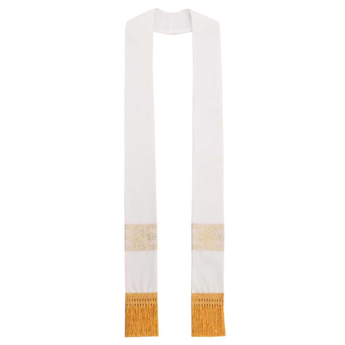 FAD-4U Catholic Clergy Stole with Embroidery for Priest and Pastor