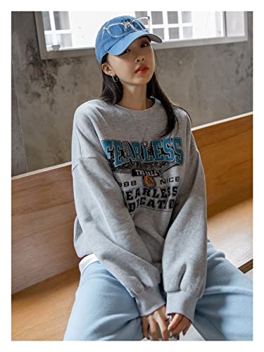 Sudadera de manga larga mujer XL ropa deportiva casual jersey básico 7