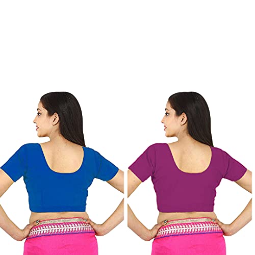 Image of Namita Women's Rubia Cotton Solid Half Sleeve Blouse