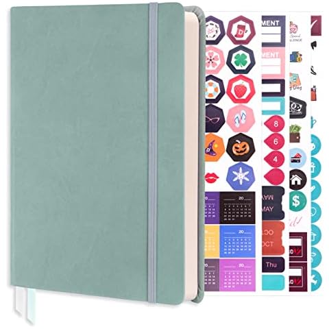 Notizbuch A5 kariert, Hardcover Tagebuch Bullet Squared Journal Cover