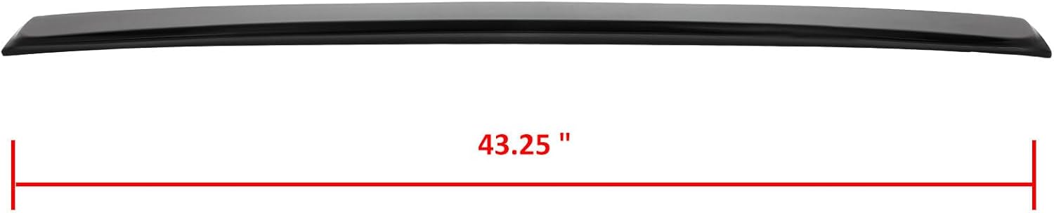SCITOO Roof Spoiler Fits for 2003-2007 for Honda Accord Glossy Black Rear Window Roof Spoiler