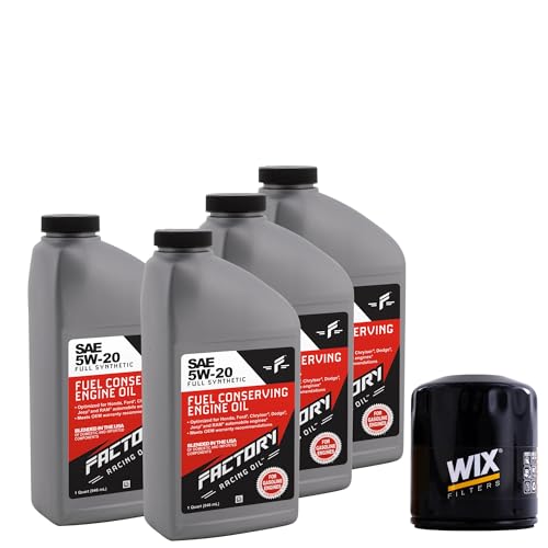 Kit básico de cambio de aceite Factory Racing Parts 5W-20 4 cuartos