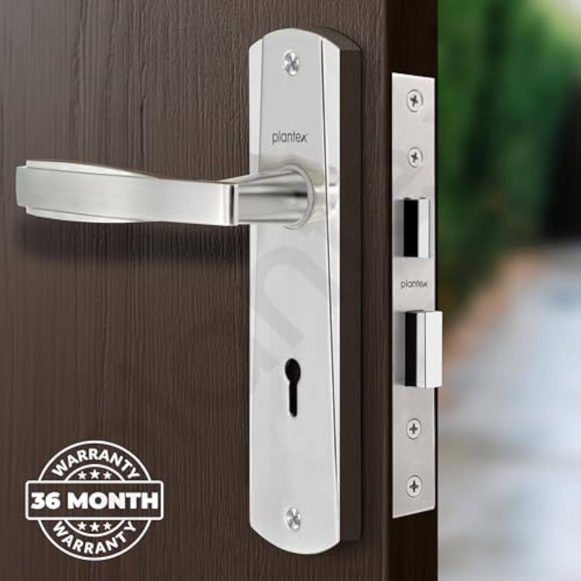 Heavy-Duty Door Lock Set with Mortise Lock and 3 Keys