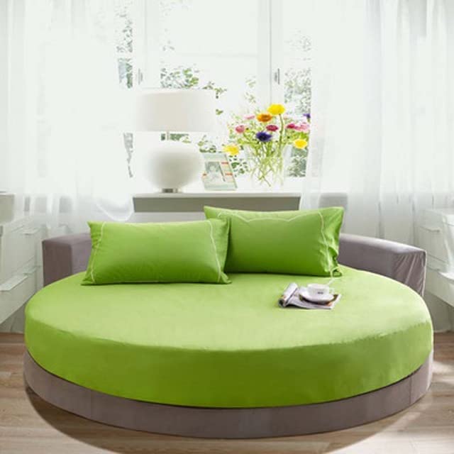 Drap housse extensible élastique couleur bonbon avec ses taies