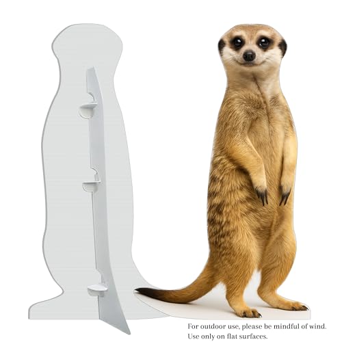 Image of Meerkat 2FT Life Size Cardboard Cutout - A Fun Animal Standup for Photo Booths, Birthday Parties, and Events