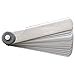 Mitutoyo 950-251 Thickness Feeler Gage Set, 0.002-0.035" Thickness, Straight 3" Length, 26 Leaves