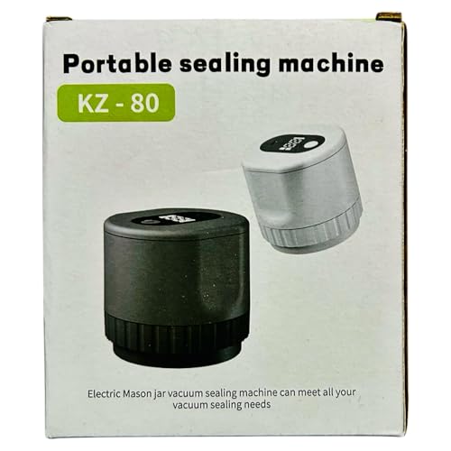 Set de iniciación | Sellador al vacío | incluye 2 tarros Mason Jar' de 500 ml | Ideal para líquidos y alimentos | Recargable | Sin BPA | Para vasos con apertura de 83 mm y 68 mm