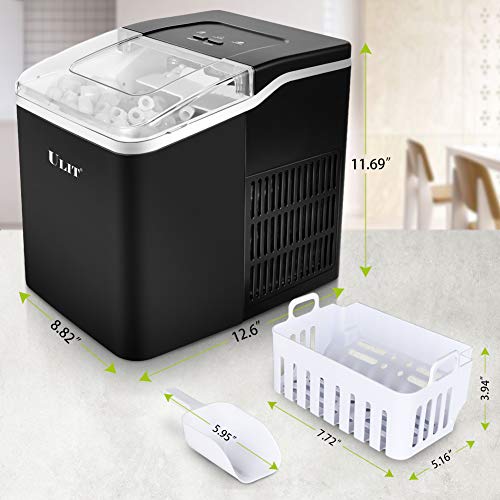 ULIT Portable Countertop Ice Maker Crazymos