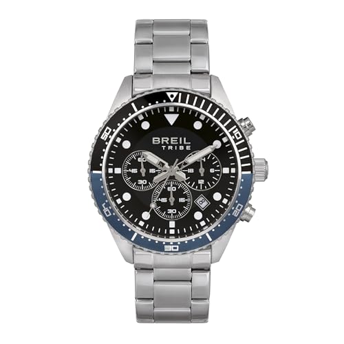 Breil, Collezione Sail, Orologio Uomo, Cronografo in Acciaio Lucido, Movimento