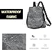 Fmeida PU Leather Backpack Purse for Women Anti Theft Backpack Convertible Fashion Travel Purse Grey