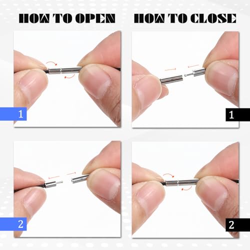 Giantree 6Pcs Leather Cord Necklace, Men Waterproof Braided Leather, Black Necklace Cord Braided Rope with Clasp Necklace, Rope Chain for Men Women4