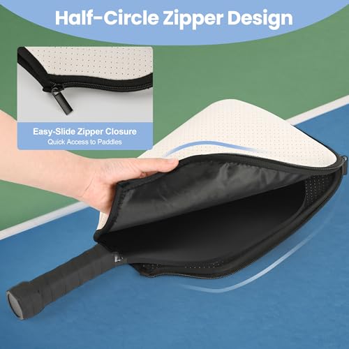 Pickleball Paddle Bag,Large Pickleball Bag for Men & Women,Waterproof Paddle Bag,Stylish Quilted Pickleball Bag,Fits All Paddles,Ideal Pickleball Gifts - Image 7