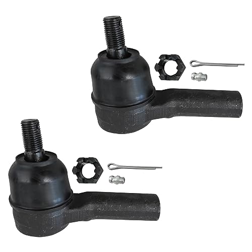 Image of Detroit Axle - 8pc Front End Kit for 1996-2004 Nissan Pathfinder, 1997-2003 Infiniti QX4, 2 Lower Control Arms 2 Lower Ball Joints 4 Inner & Outer Tie Rod Ends 1998 1999 2000 2001 2002 Replacement