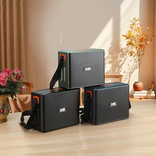 Image of MZ S663 (Portable Bluetooth Speaker) Dynamic Thunder Sound with High Bass & 12W Power with 1500mAh Battery & Solar Panel
