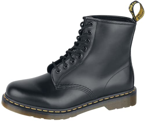 Image of Dr. Martens 1460 - Black Smooth Leather Core Lace-Up Boot in 6