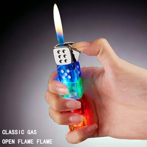 Encendedor recargable de butano con diseño retro miniatura 2