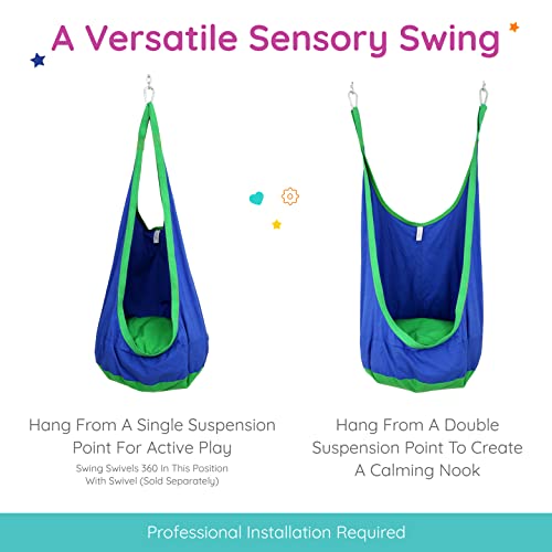 Fun and Function Cocoon Climbing Swing Ceiling Mount, Lightweight