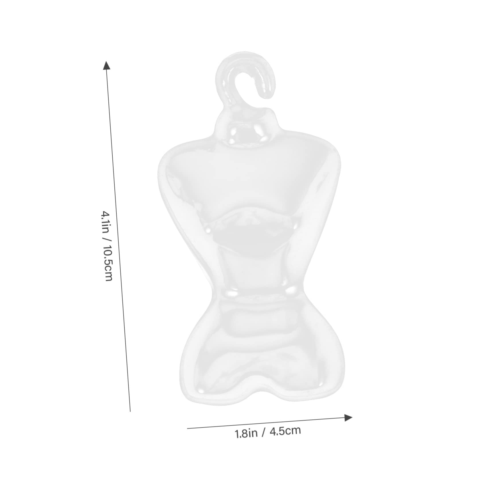 Garneck 100pcs Boys and Girls Toy Doll Clothing Hanger Dress Form Mannequin Chinese Doll Hanger