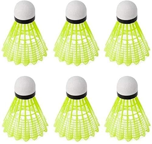 YOOKO® (Pack of 5), Badminton Shuttle Cock, Green Color, Plastic Make with Cork On The Face (Low Speed)-image-44