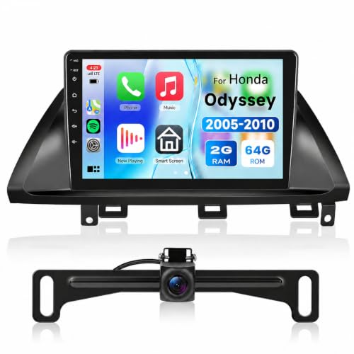 Image of 2G+64G Car Stereo for Honda Odyssey 2005-2010 with License Plate Backup Cam