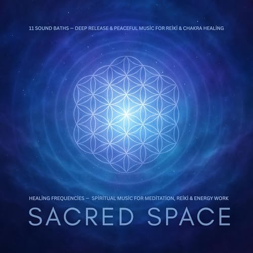 『11 Sound Baths — Deep Release & Peaceful Music for Reiki & Chakra Healing』のカバーアート