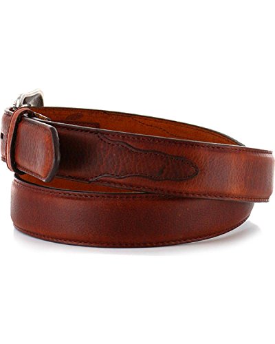 3D 1 1/2" Dark Brown Men's Western Basic Belt4