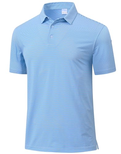 Image of Polo Shirts for Boys Golf Polo Shirt Short Sleeve Boys Performance Polo Dry Fit Stretch Collared UPF50+ Kids Golf Shirts