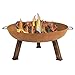 Sunnydaze 30-Inch Cast Iron Heavy-Duty Fire Pit for Outside - Wood-Burning Outdoor Fire Pit Bowl with Handles - Oxidized Finish