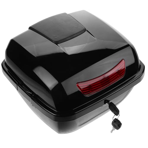 OUNONA Electric Motorcycle Storage Box Rear Trunk Luggage Case for Scooter Organizer for Rain Gear Tools Capacity for Travel Essentials