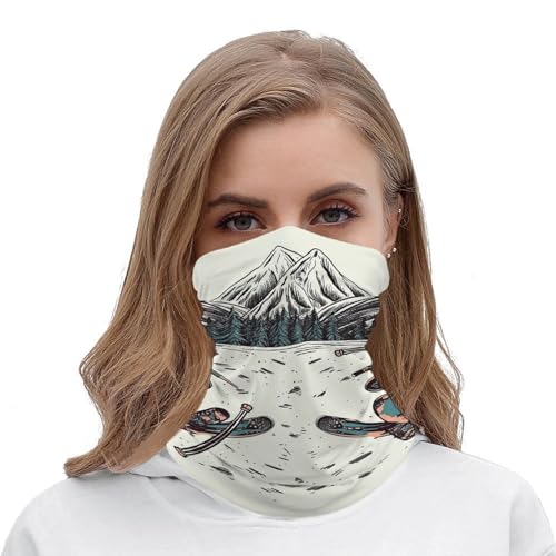 Neck Gaiter Mascarilla para Cara Transpirable a Prueba de Viento Cubierta Facial para Esquí con Juego Incluido, Máscara Balaclava Bandana para Cabeza para Hombres y Mujeres miniatura 4