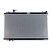 TYC 2577 Nissan 350Z 1-Row Plastic Aluminum Replacement Radiator