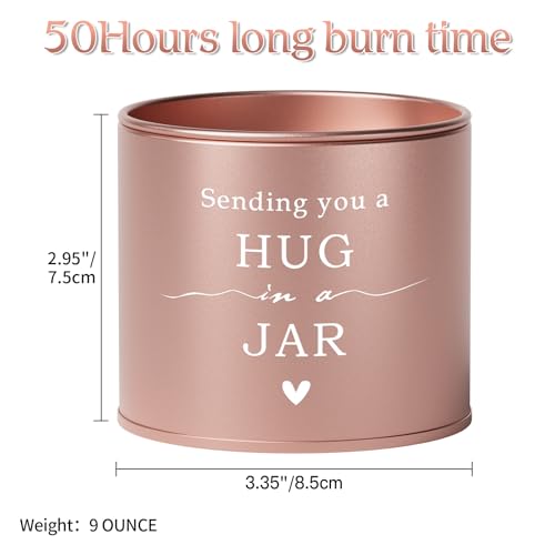 KAAYEE Thinking of You Gifts, 9oz Lavender Scented Candles Hug in a Box for Women Sympathy Gift, Get Well Soon Gifts for Women, Hug Thank You Gift for Friends Female Work Bestie（Hug） - Image 3