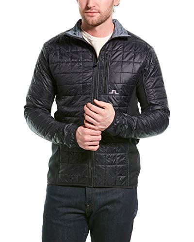 J.Lindeberg J. Lindeberg Mens Atna Hybrid Jacket, M, Black