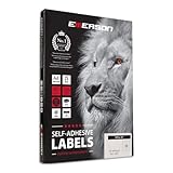 Emerson 105 x 37 mm, 16 Unidades/Hoja, 25 Hojas A4, Etiquetas Autoadhesivas universales para Escribir Etiquetas para Escribir Pegatinas para la impresión de Etiquetas