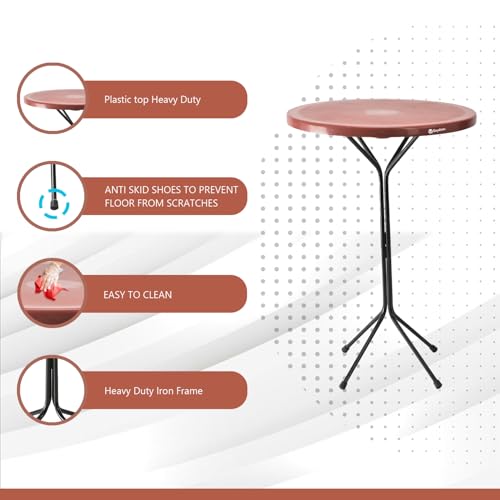 SOMRAJ Multipurpose Table, Red, 2-Pack - Image 5