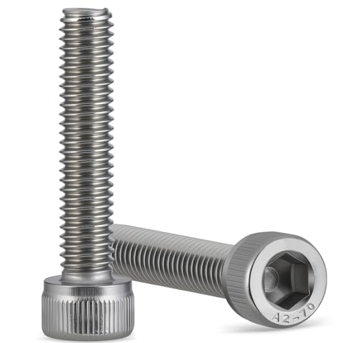 Image of M2 x 20mm Socket Head Cap Screws, 304 Stainless Steel, 200 Pack